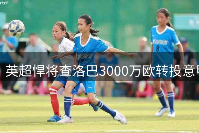 英超悍将查洛巴3000万欧转投意甲新贵 科莫豪签8年长约锁定后防核心